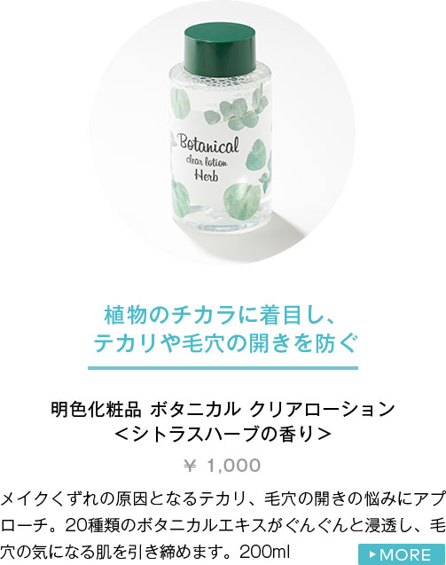 明色化粧品 ボタニカル クリアローション＜シトラスハーブの香り
