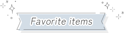 Favorite items