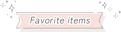 Favorite items