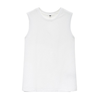 コットンノースリーブTシャツ