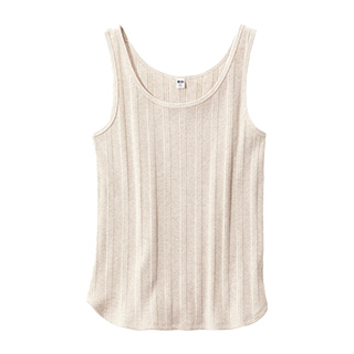 ランダムリブタンクトップ