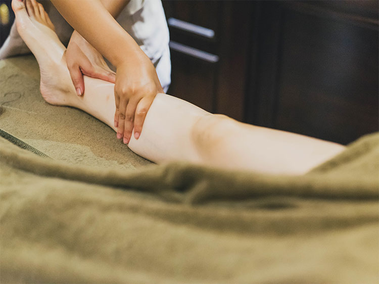 マッサージの様子